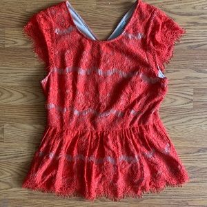 Gorgeous Lace Overlay Top